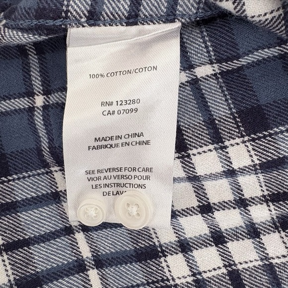 Travis Mathew Shirt Men Large Multicolor Flannel Casual Preppy Button Up Adult - Picture 6 of 8